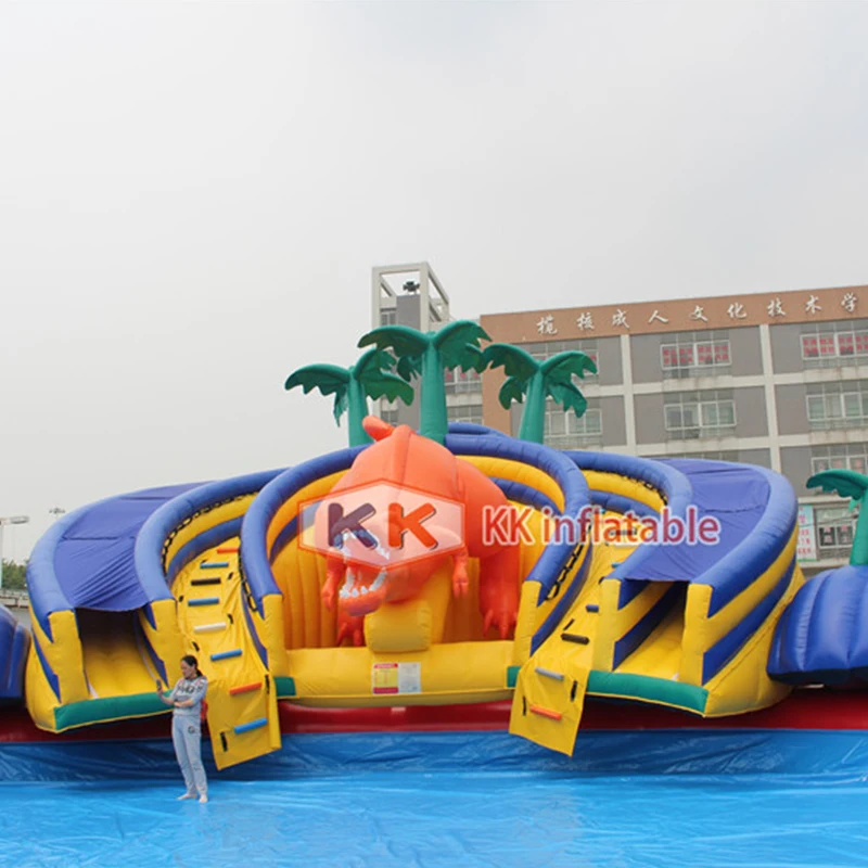 Goede Jurassic Dinosaur Water Park, Opblaasbare Water Park Combinatie