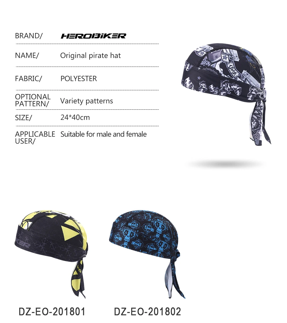 Herobiker мотоциклетная маска, Балаклава, маска для лица, Байкерская маска, Мото шлем, шапки, повязка на голову, шарф, маска для лица, мотоциклетная