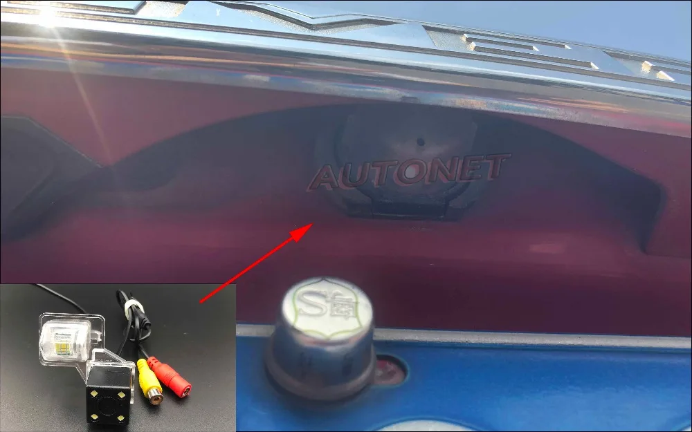 AUTONET HD Ночное видение резервного копирования камера заднего вида для Suzuki SX4 хэтчбек Suzuki Grand Vitara CCD/номерной знак камеры