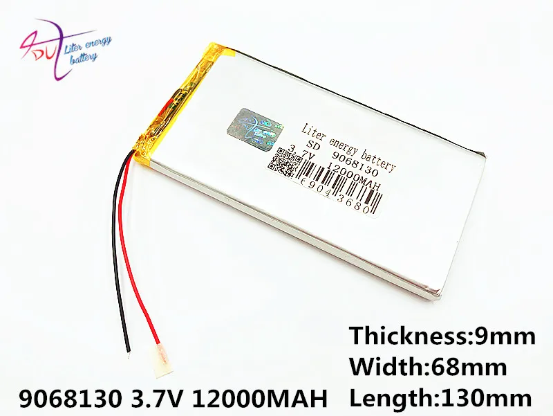 3 7 V 1000mAH 9068130 9070130 литий ионный полимерный аккумулятор литровая энергия для умных
