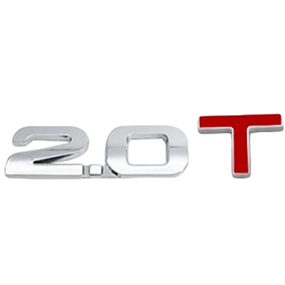 2.0T Горячая перемещения Знак Эмблемы 3D наклейки для автомобиля 1,3/1,5/1,6/2,0/2,2/2,5/3,0 TAutomobiles мотоциклы украшения Аксессуары - Название цвета: 2.0T