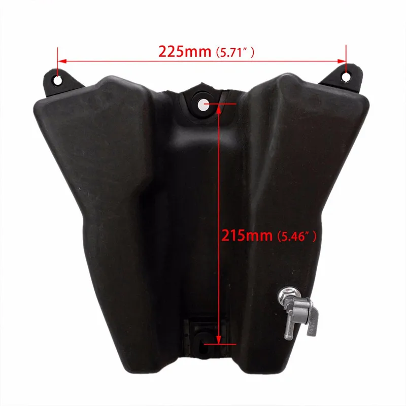 TDPRO 2.5L черный новый топливный бак для мотоцикла пластиковый бензина крышка Honda CRF50