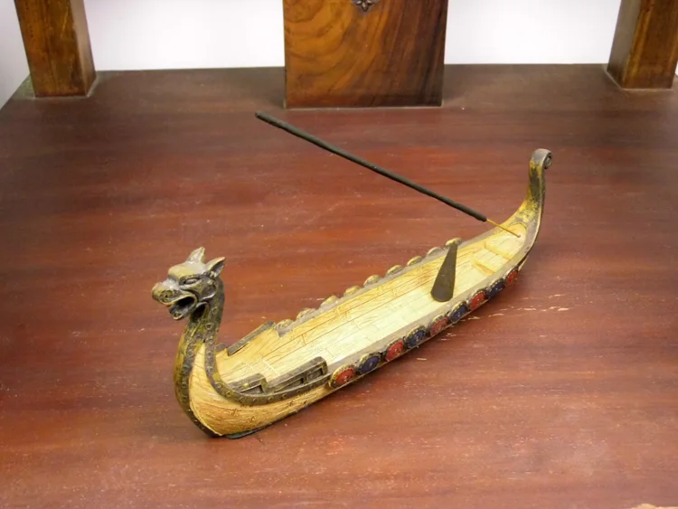 Таиланд ретро стиль голова дракона Смола благовония горелка башня joss палочки