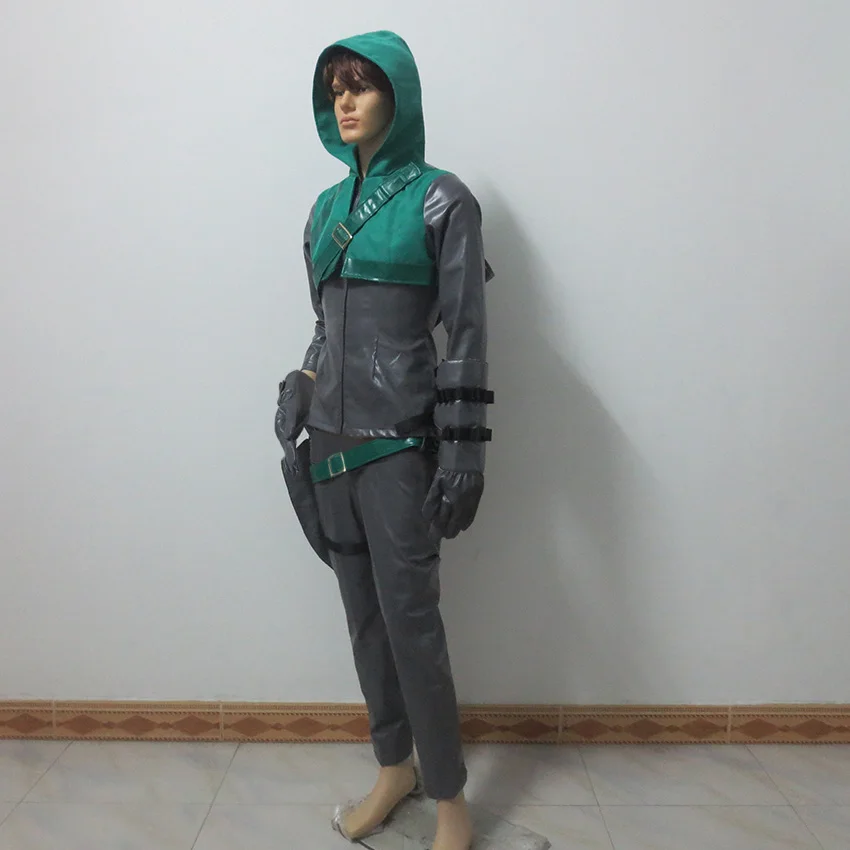 Костюм для косплея стрелы Оливера Куина Зеленой Стрелы полный комплект на заказ
