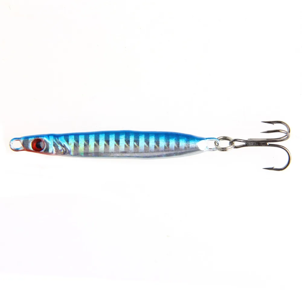 Металлическая приманка ложка 1 шт. 3 крючка 15 г для морской рыбалки|spoon bait|fishing