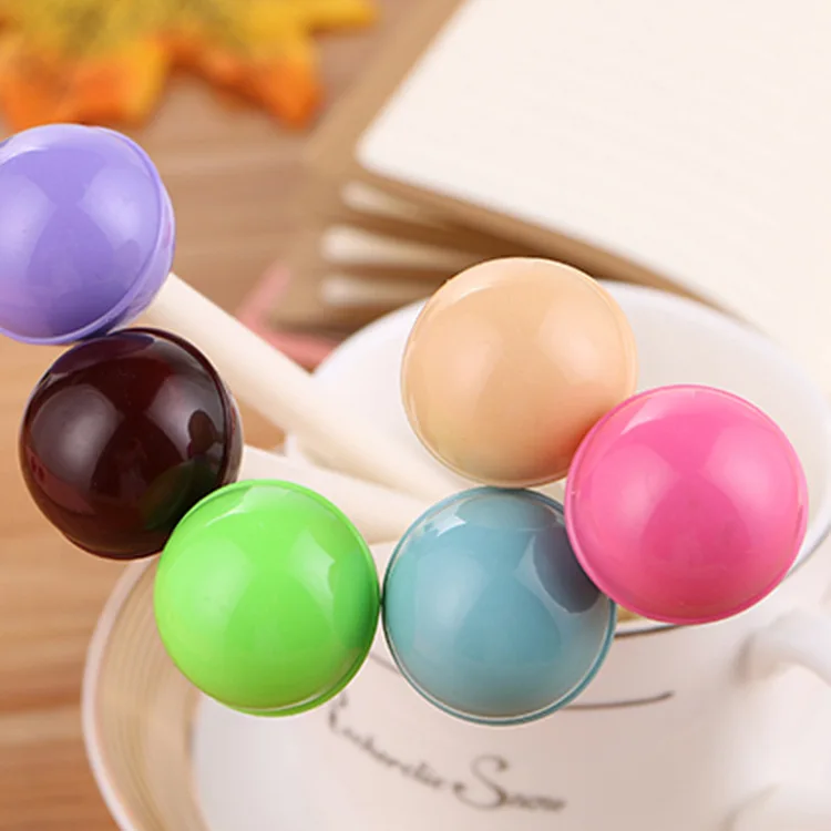 Tanie 24 Sztuk Kreatywny Lollipop Pióro Neutralne Piękne Studenci Piśmienne Cartoon Jakości Wody Biuro Filcowe Kawaii Szkolne Pióro