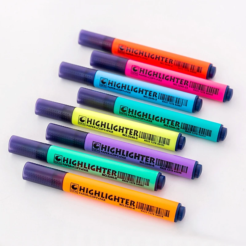 CXZY мини конфетных цветов хайлайтер ручки набор hilighter light scribble ручка Жидкий Мел