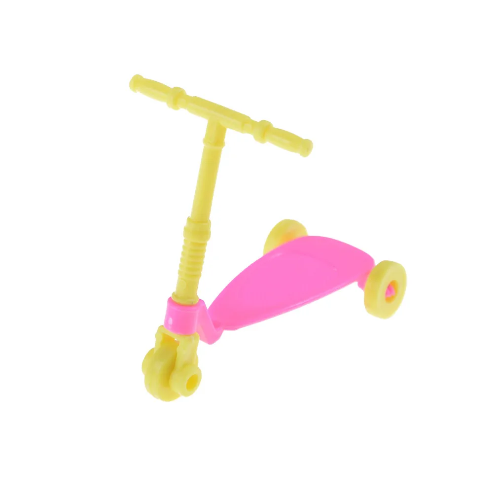 1 шт. мини-игрушка для детей Детский скутер Барби подходит куклы Келли 10 см - Фото №1