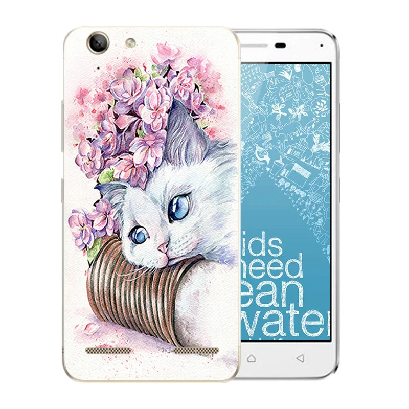 Чехол для телефона Lenovo Vibe K5 задняя крышка Plus Lemon 3 A6020 сумка удача кошка шаблон