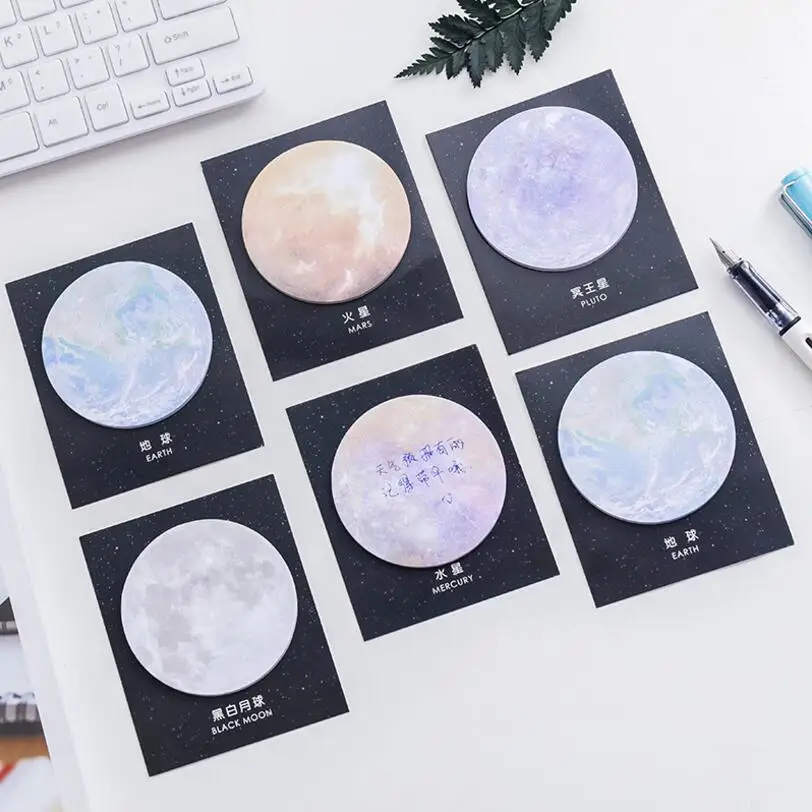 Милые Kawaii Planets креативные блокноты для заметок записные книжки канцелярские