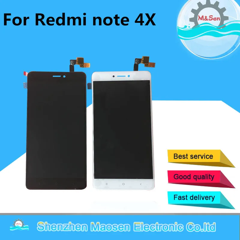 

5.5"M&Sen For Xiaomi Redmi Note 4X Note 4 Global Version LCD Screen Display+Touch Panel Digitizer Frame Snapdragon 625 Octa Core