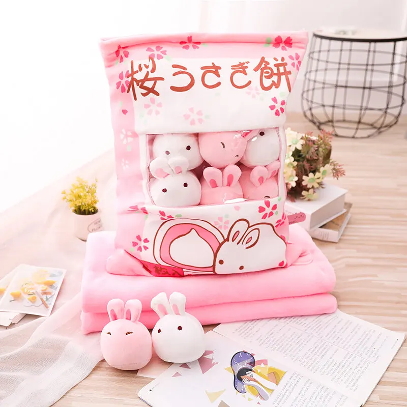 Белый Сумка из мелодии Единорог Pom Sumikko Gurashi плюшевая аниме фигурка кукла креативная Подушка подарок на день Святого Валентина подарок - Цвет: Белый