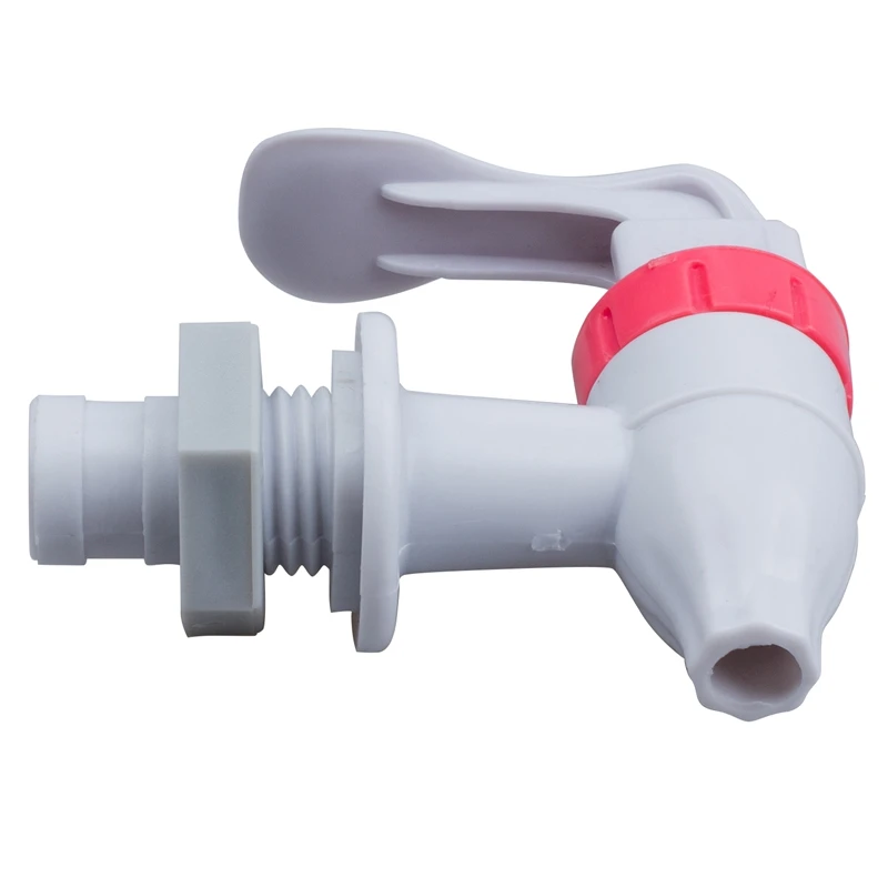 White Red Push Type Plastic Replacement Water Dispenser Tap Faucet | Обустройство дома