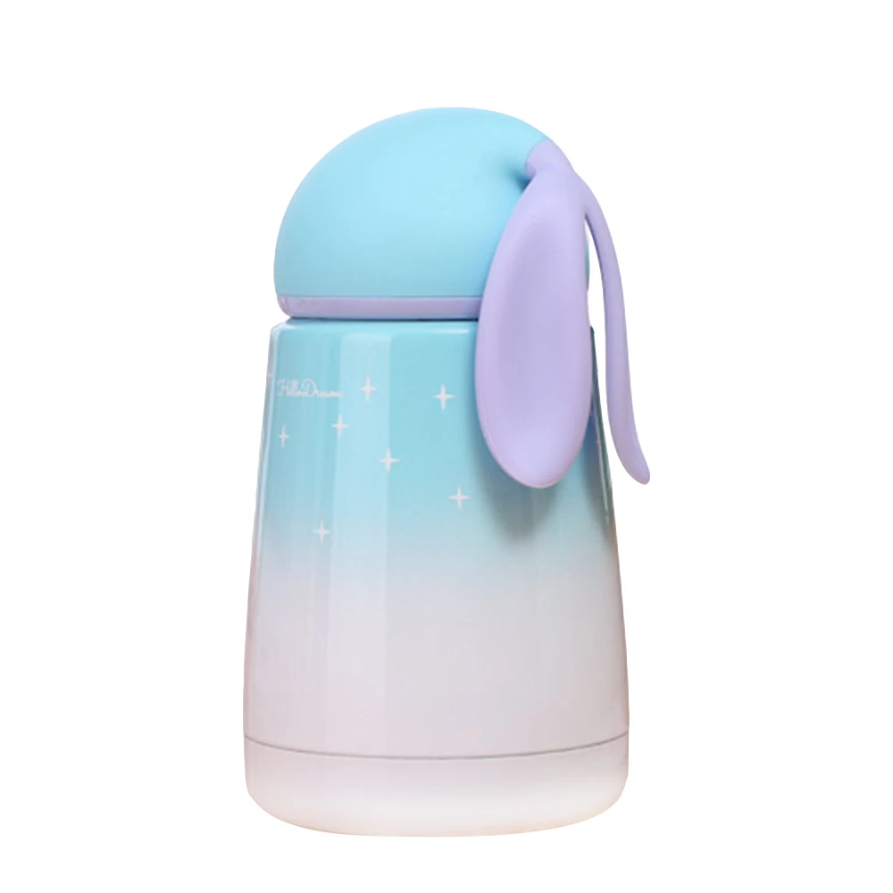Option 1 Kawaii Кролик Форма термос 300 мл из нержавеющей стали Термокружка чашка для кофе, молока еда термо бутылка детский подарок Термокружка термо - Цвет: Option 1
