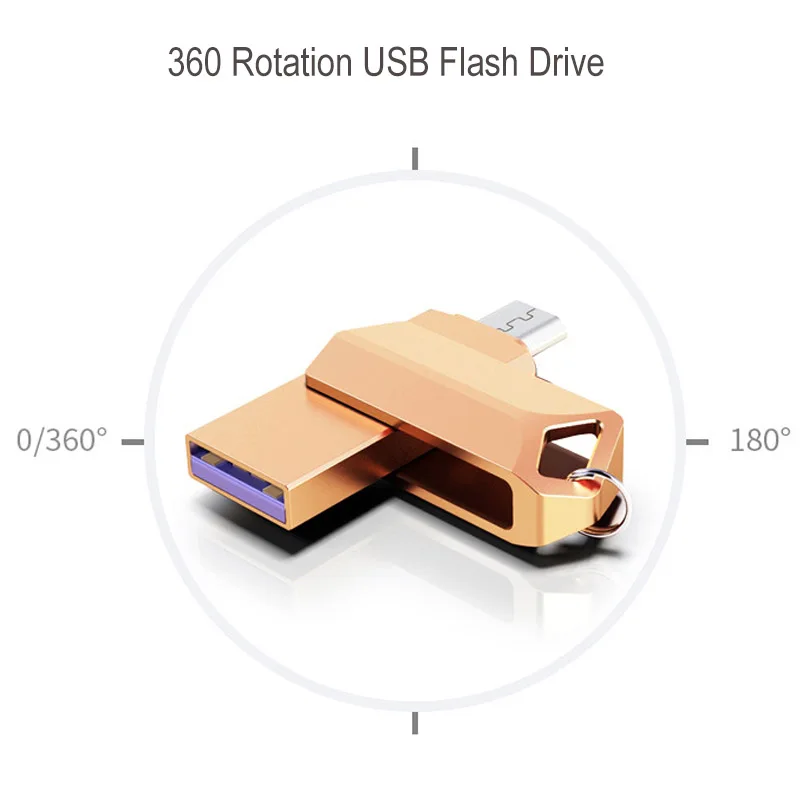 Флешка USB 3 0 с вращением на 360 градусов 64 ГБ флешка 32 флеш накопитель реальной