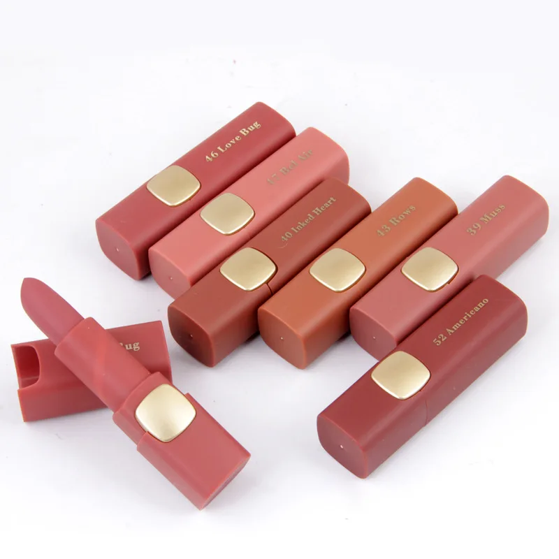 

24PCS/LOT Matte Lipstick Sexy Beauty Waterproof Lipstick Pen Waterproof Easy To Wear Makeup Lip gloss Lips Cosmetic