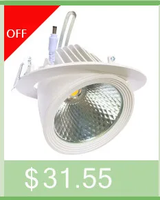 Downlights Встраиваемый проектор 12W Dimmable Spot Ceiling Светильники Светодиодная лампа, утопленная в потолочном светильнике