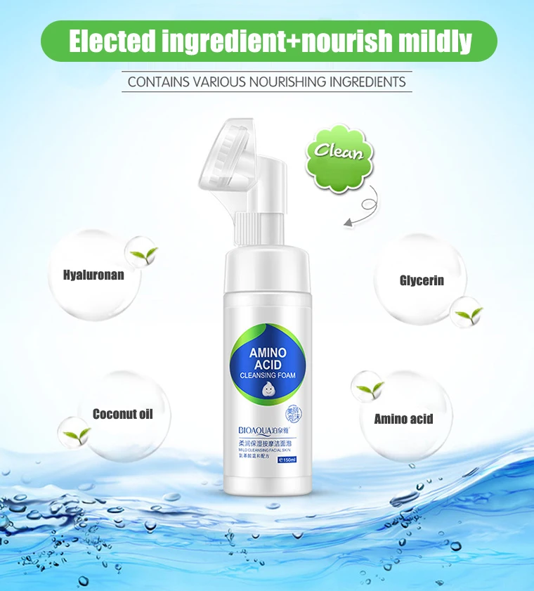 BIOAQUA питательные увлажняющие Очищающие средства для лица щетка против прыщей