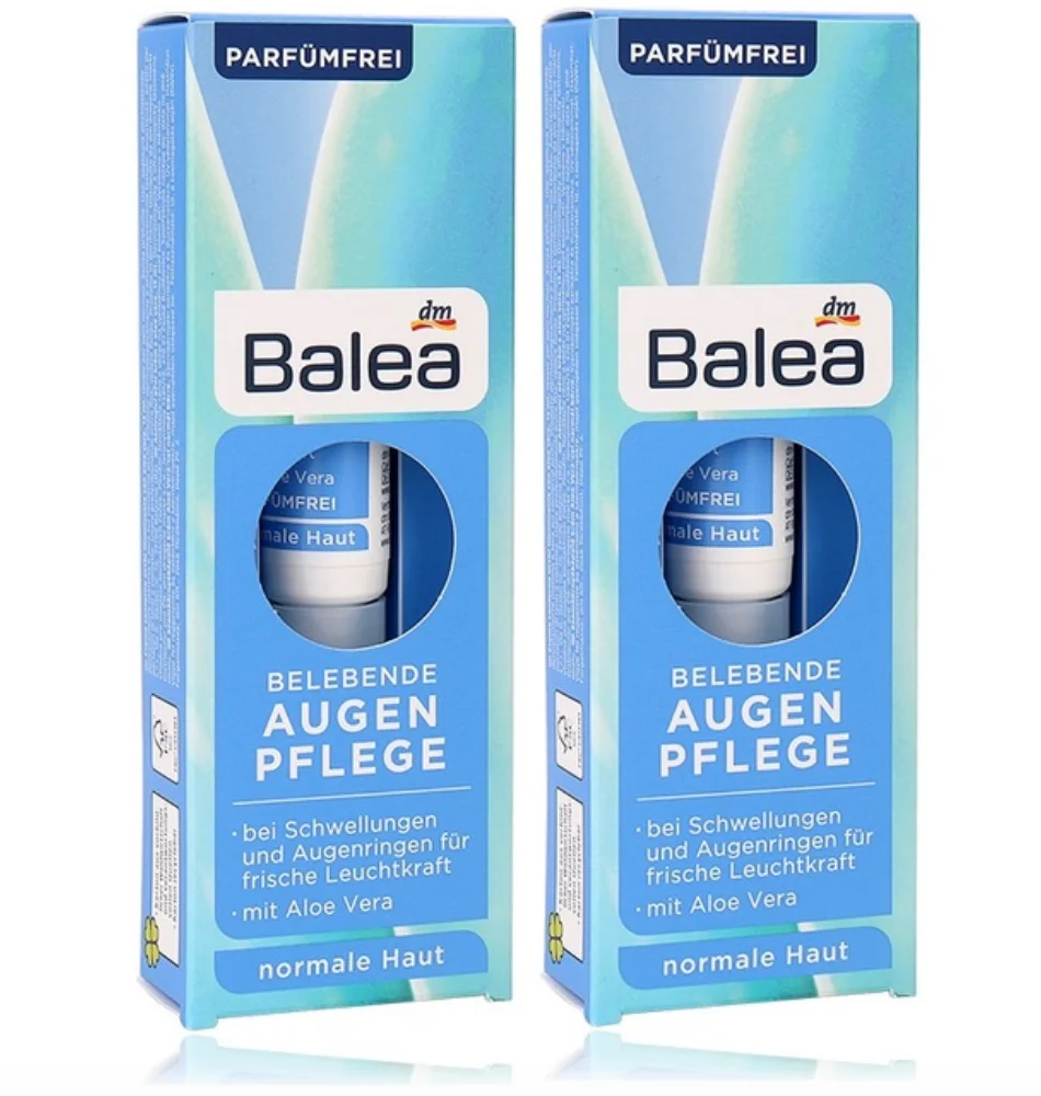 

Germany Balea Revitalizing Eye Cream Lotus Invigorating refreshing Eye cream Gel caffeine & vitaminC Fight swelling dark circles