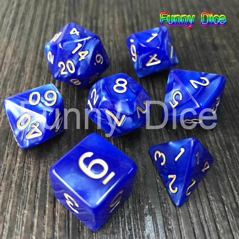 56 штук пакет MTG RPG D & игральные кости DND настольная игра набор из 8 наборов D4 D6 D8 D10 D12
