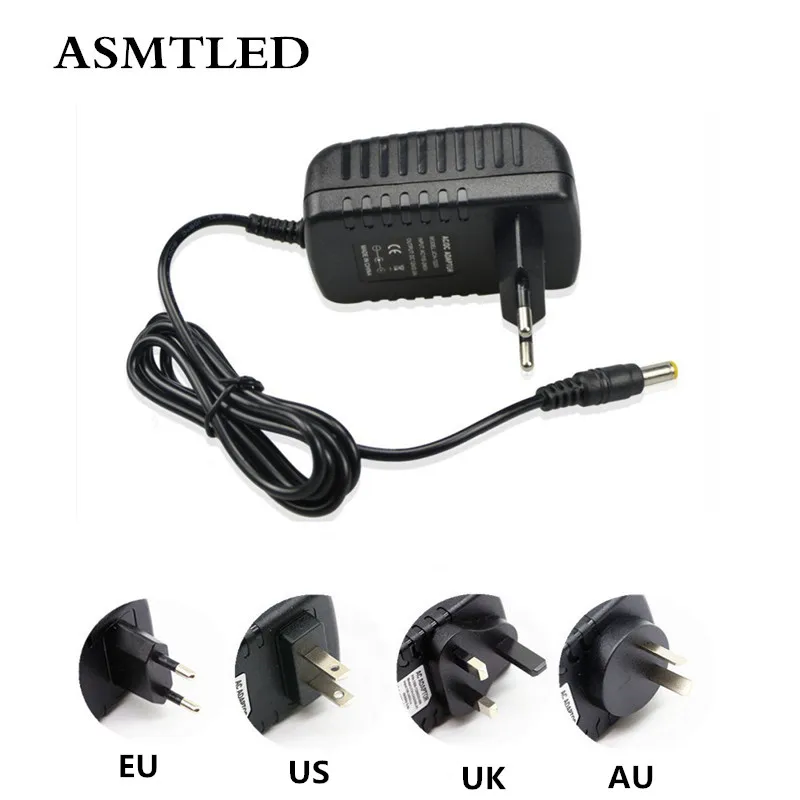 

ASMTLED High Quality AC Power Adapter 100-240V 110V 220 to 12V LED Strip Power Supply Real Power 1A 2A 3A 4A LED Driver Socket