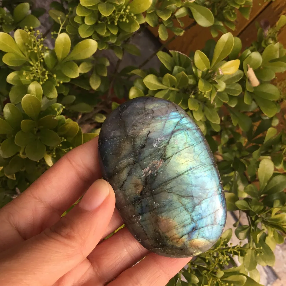 Натуральный Блестящий лабрадорит лечебный камень | Дом и сад