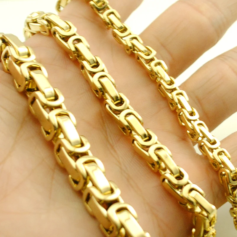 Женский и мужской браслет AMUMIU из нержавеющей стали золотого цвета KB186|cheap bracelet|cheap