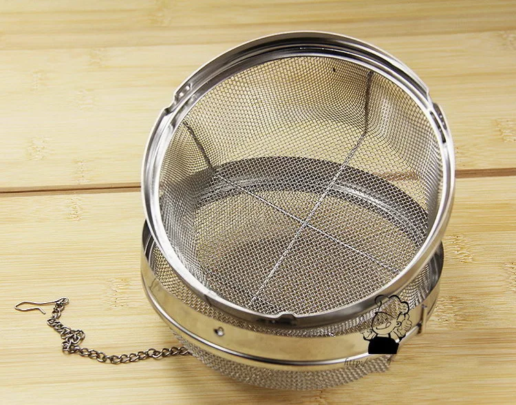 Сетчатые шарики из нержавеющей стали для супа ситечков приправ мешков фильтр