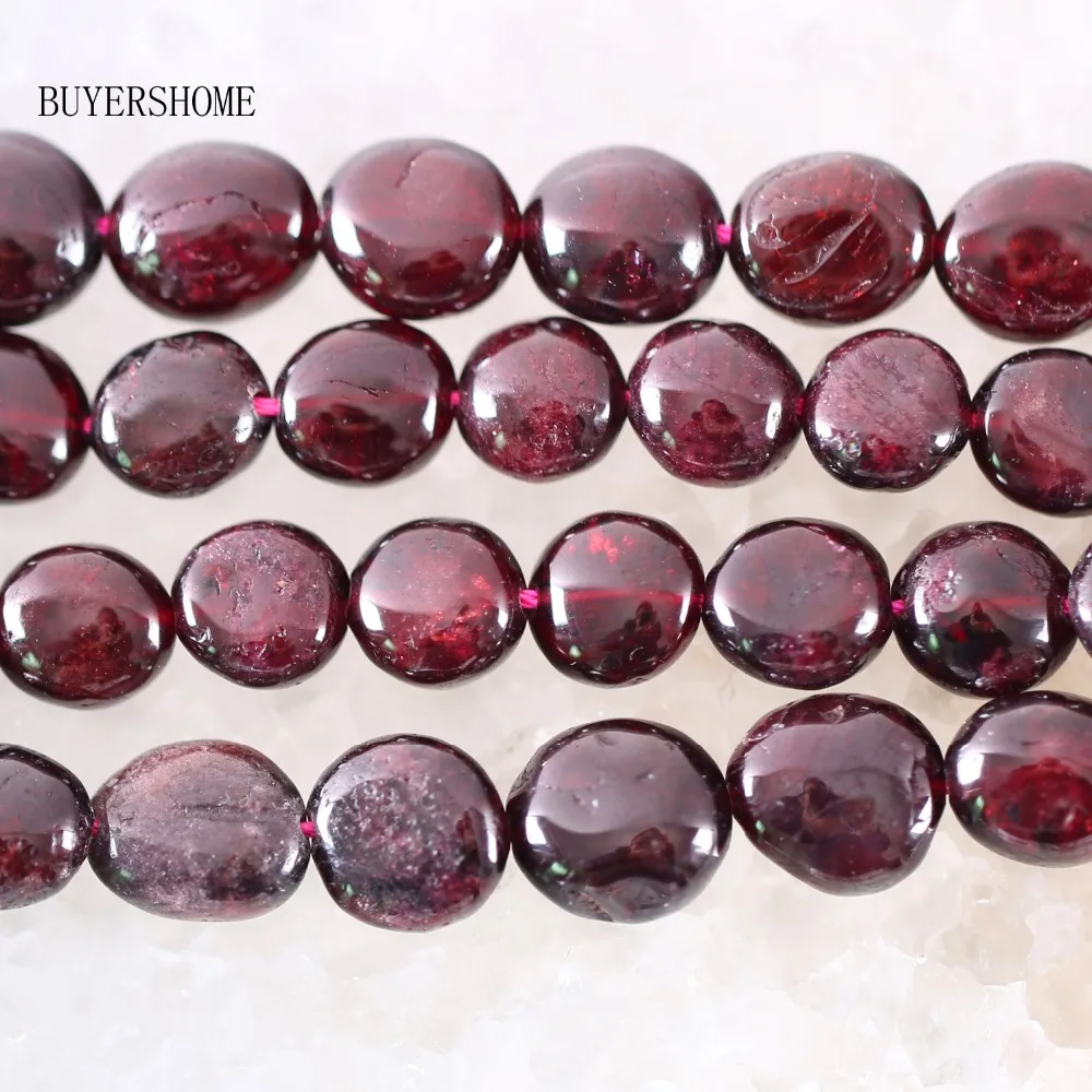 Браслет из натурального камня 5 11 мм красный гранат нестандартные бусины