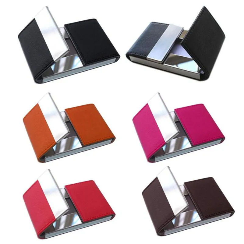 Мужской и женский мужской держатель для кредитных карт визитница id carteira tarjetero mujer