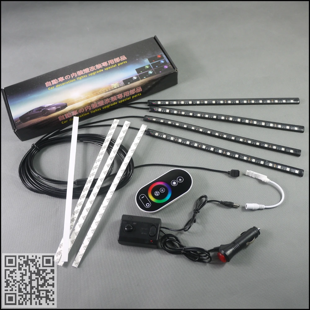 Для всех автомобилей цифровой беспроводной контроль цвет неоновое свечение