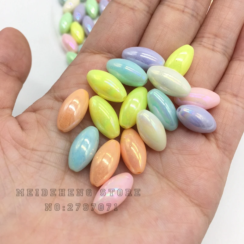 Акриловые разноцветные бусины для самостоятельного изготовления ювелирных