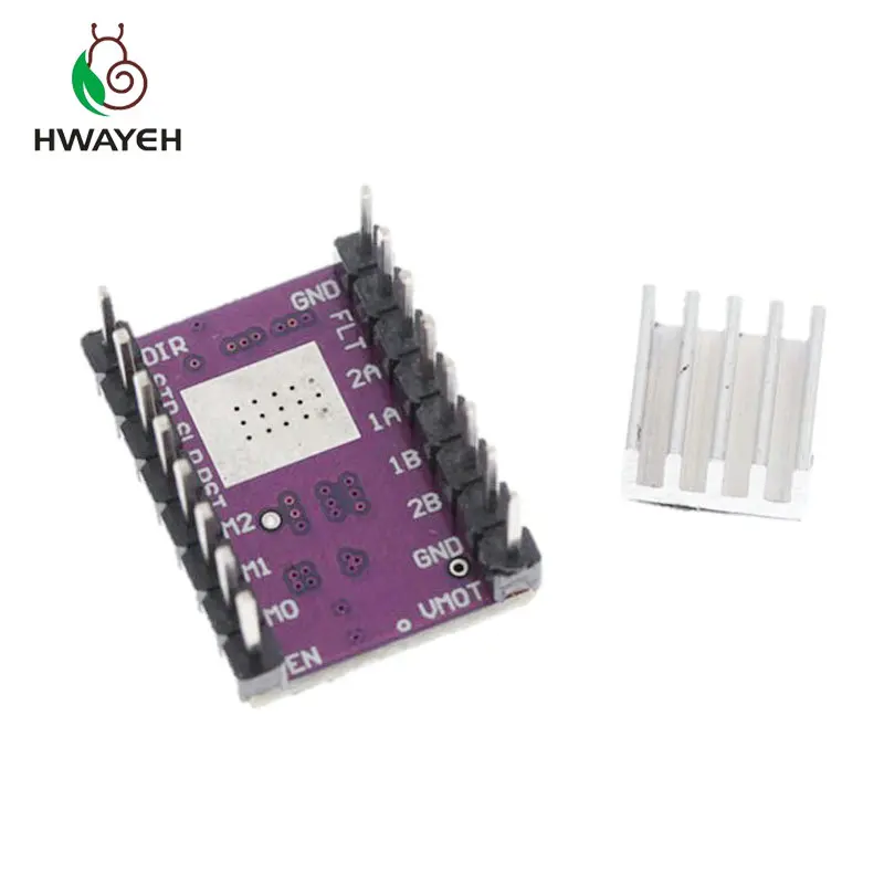 Запчасти для 3D-принтера StepStick DRV8825 Драйвер шагового двигателя с теплоотводом Reprap