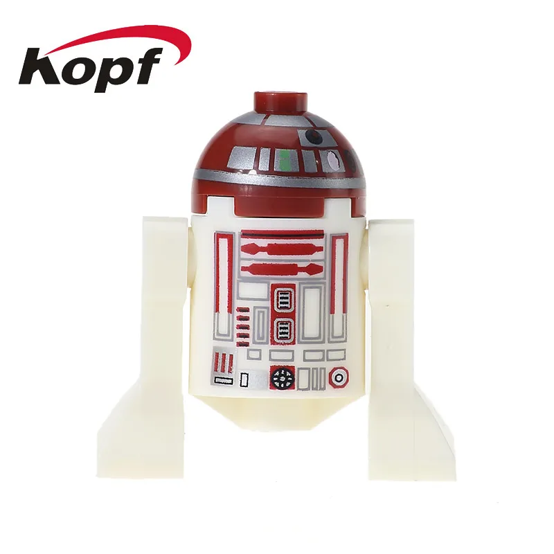 331 Without Box Wars Робот мини BB8 BB-8 с черный красный серый синий Цвет R2D2 с подносом R3-D5 строительные блоки Детский подарок игрушки D1000 - Цвет: 331 Without Box