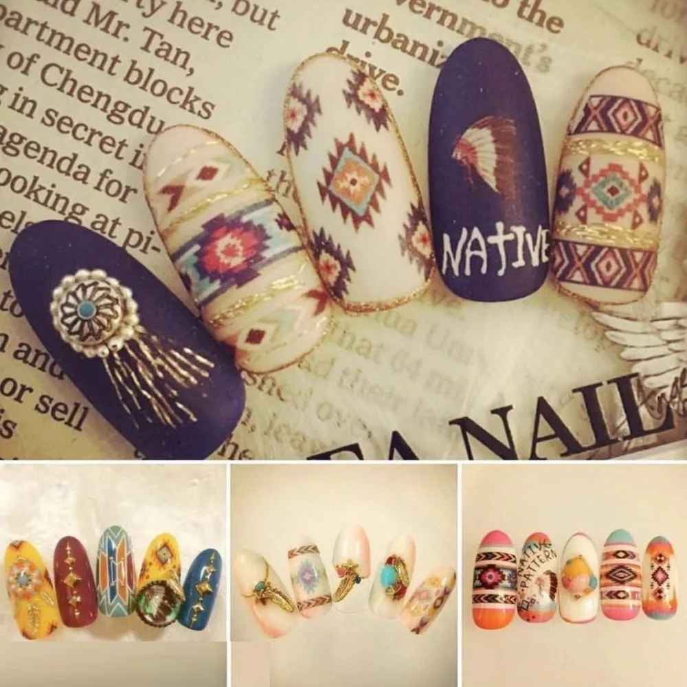 Серия MAGICO, цветочный дизайн, классная стикеры 3D на ногти nail Art, наклейка, шаблон, сделай сам, инструмент для ногтей, украшения