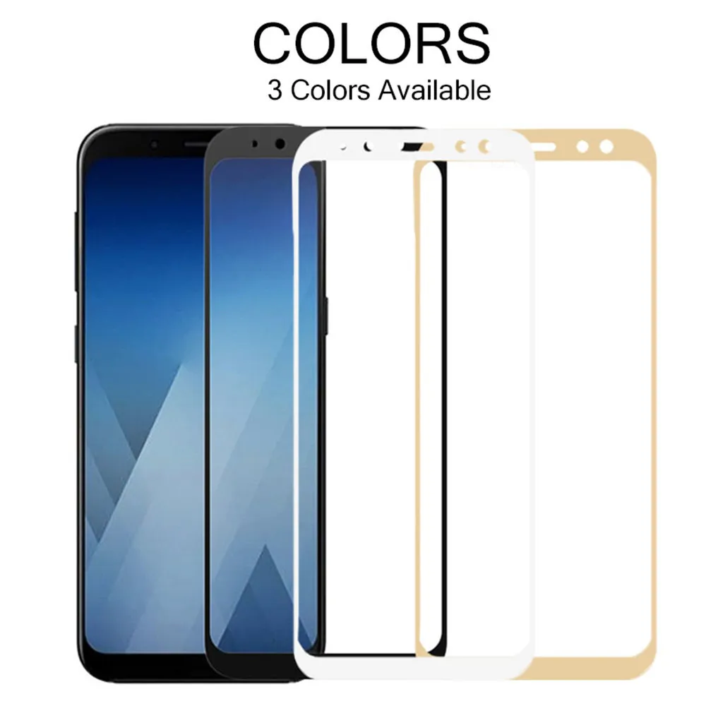 9H полное покрытие закаленное стекло для Samsung Galaxy A3 A5 A7 A8 2017 J310 J510 2018 Защита экрана j2