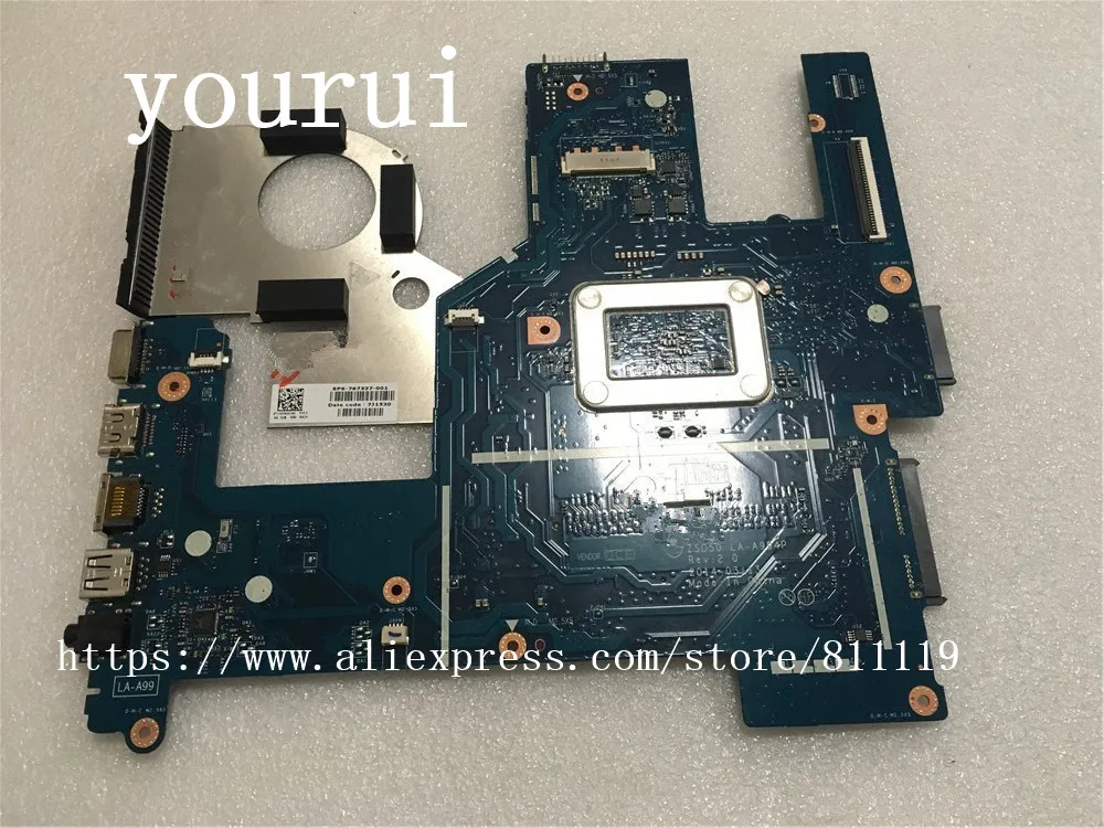 Yourui для HP 15-R 250 256 G3 ноутбук материнская плата с N3530 Процессор 787809-601 787809-001