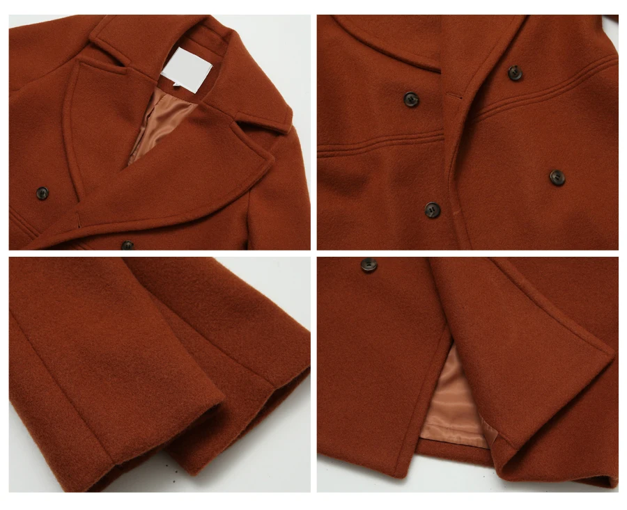 

OL Autumn and winter JACKET wool blends autumn winter wool blends Warm fashion COATS 2019 winter women's wool blends