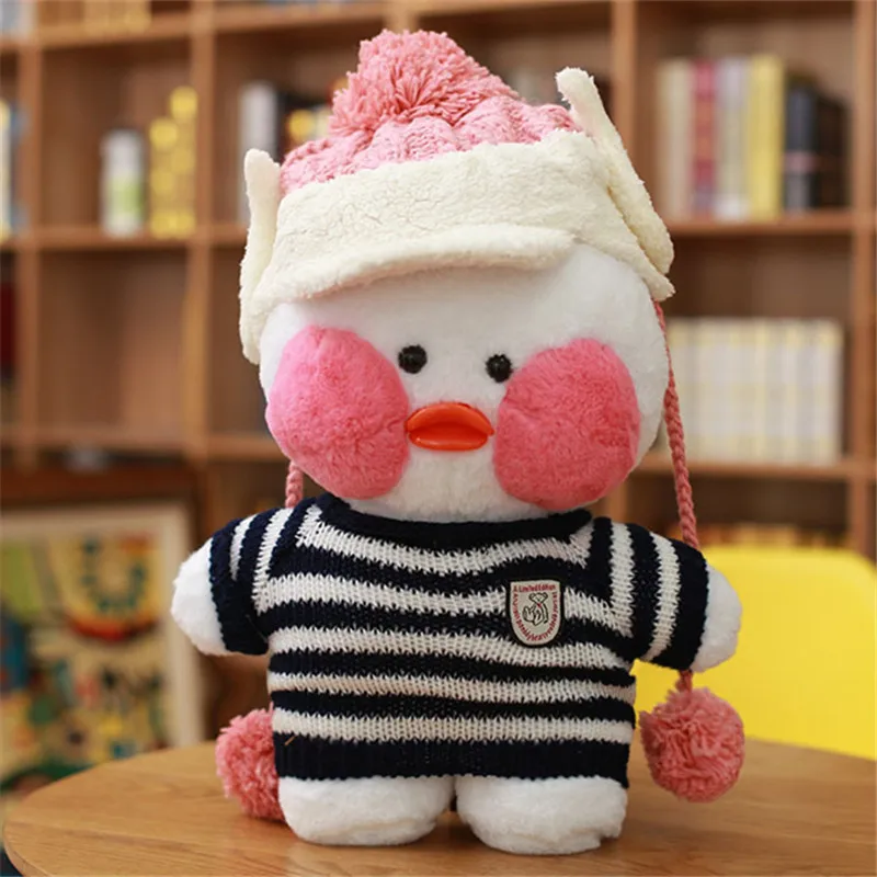 48 см большой Lalafanfan плюшевые милые мягкие игрушки кафе Мими желтая утка плюшевые игрушки подарки на день Святого Валентина украшения игрушки для девочек - Цвет: 26