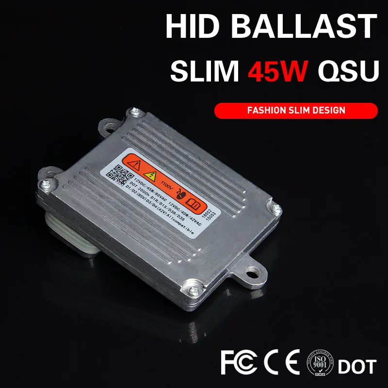 UVS 45 Вт 12 В Высокий Яркий Тонкий D1 D2 D4 D3 xenon hid балласт для D1S D3S D2S D4S лампы |