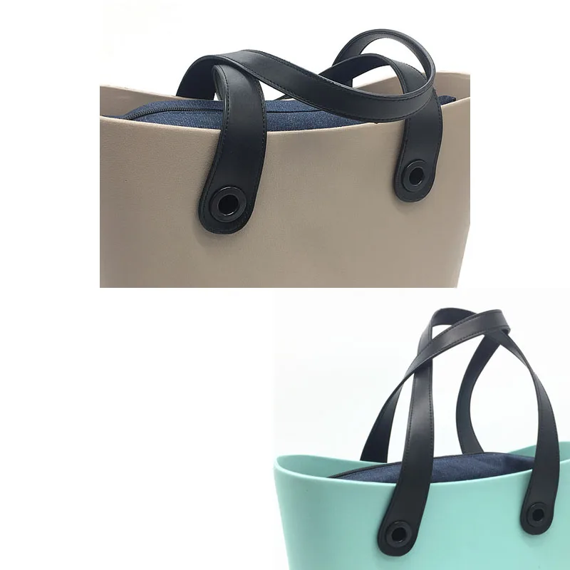 65 cm black handle Для ручек obag 1 пара ручек для сумок obag - Цвет: 65 cm black handle