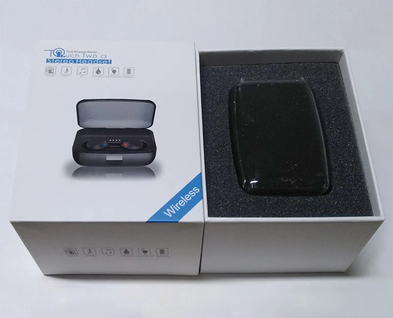 C3 гарнитура TWS BT5.0 3000 мА/ч, наушники Bluetooth громкой связи Bluetooth гарнитура для Беспроводной наушники IPX8 Водонепроницаемый HD HiFi наушники вкладыши