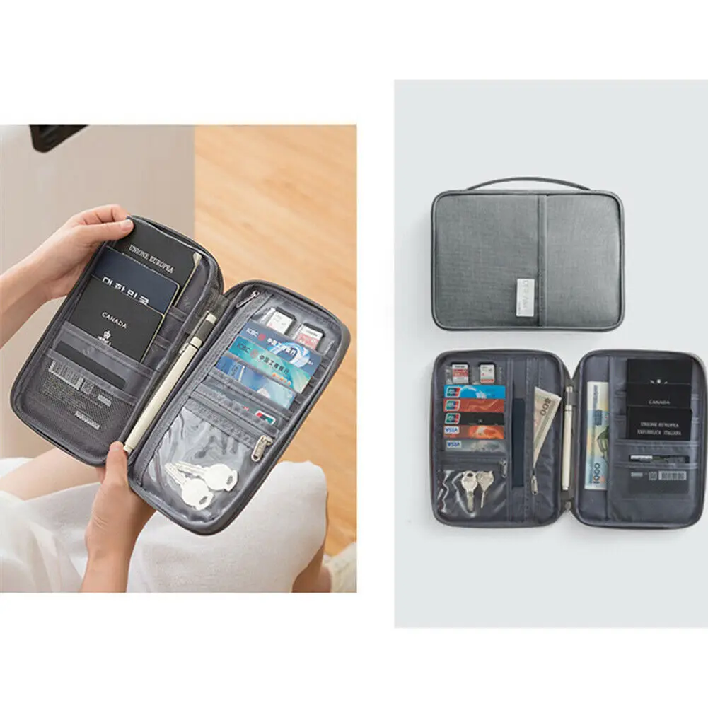 Дорожный бумажник держатель для паспорта креативный водонепроницаемый