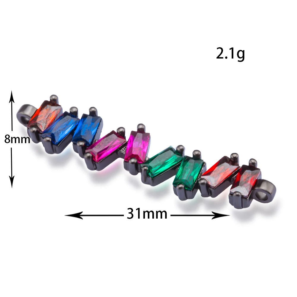 ZSS396 Complete animal charms bracelet jewelry connector accessories for diy bracelet making copper zircon micro pave cz wholesale - Цвет: ZSS396
