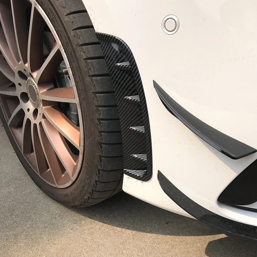 Для Mercedes Benz A класс W177 A180 A200 A220 A250 спортивные переднего бампера воздуха на выходе наклейки Накладка аксессуары для стайлинга автомобилей