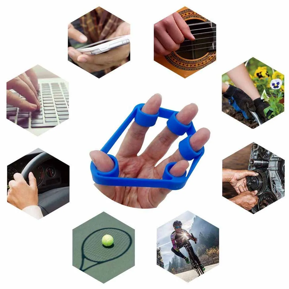 

Silicone Finger Puller Hand Grip Strengthener Finger Exerciser Trainer Forearm Tools Fitness Equipment Finger Extensor Exerciser