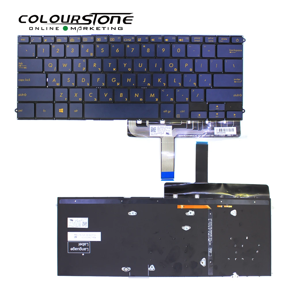 HB черный с подсветкой Клавиатура для ноутбука ASUS ZENBOOK UX490 UX490UA ноутбука|Клавиатуры