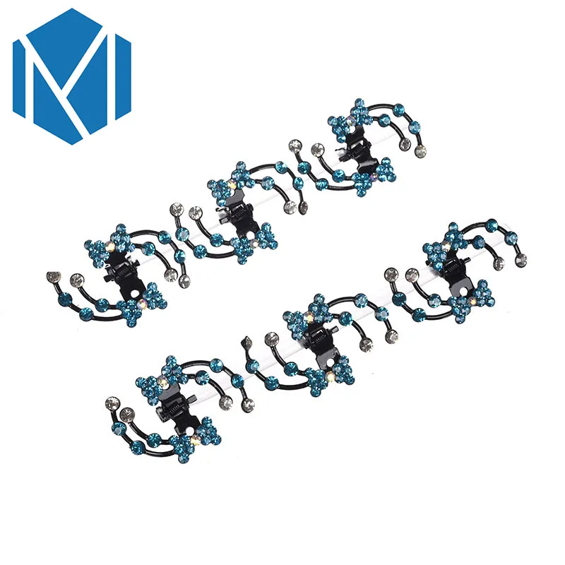 TM MISM, 6 шт., новинка, стразы, бант, цветок, Бабочка, волосы, когти-шпильки, аксессуары для волос, набор, заколка для волос, заколка для волос для женщин, девушек, невест