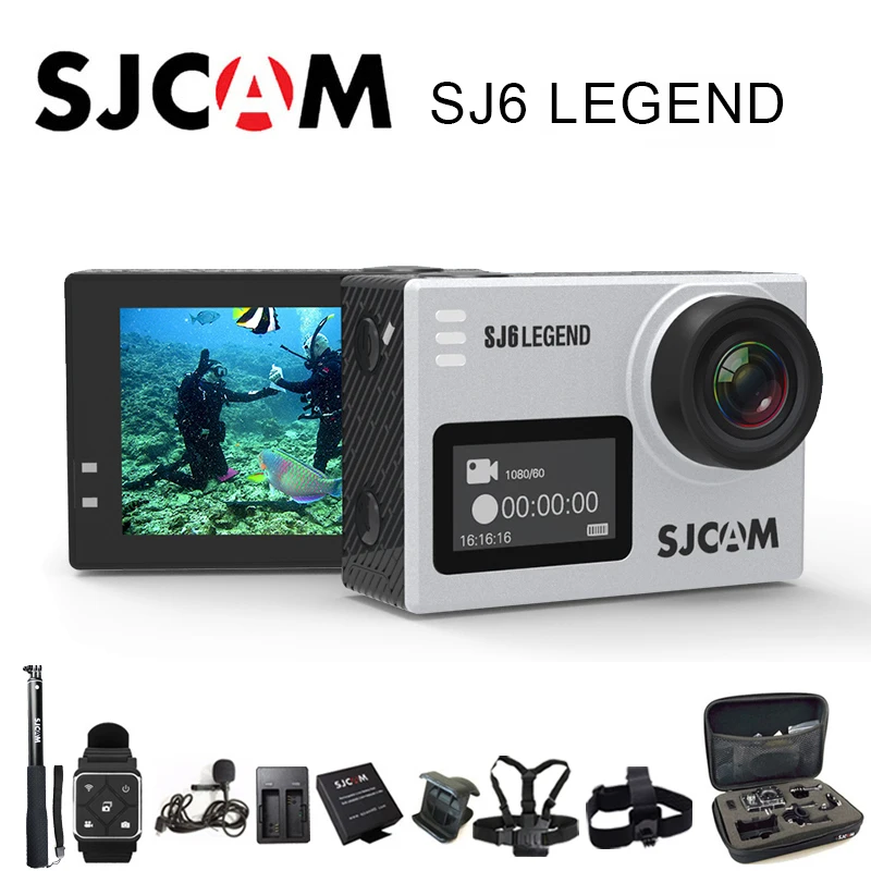 SJCAM SJ6 Legend Спортивная Экшн камера 4 K Wifi 30 m Водонепроницаемая 1080 P Ultra HD 2