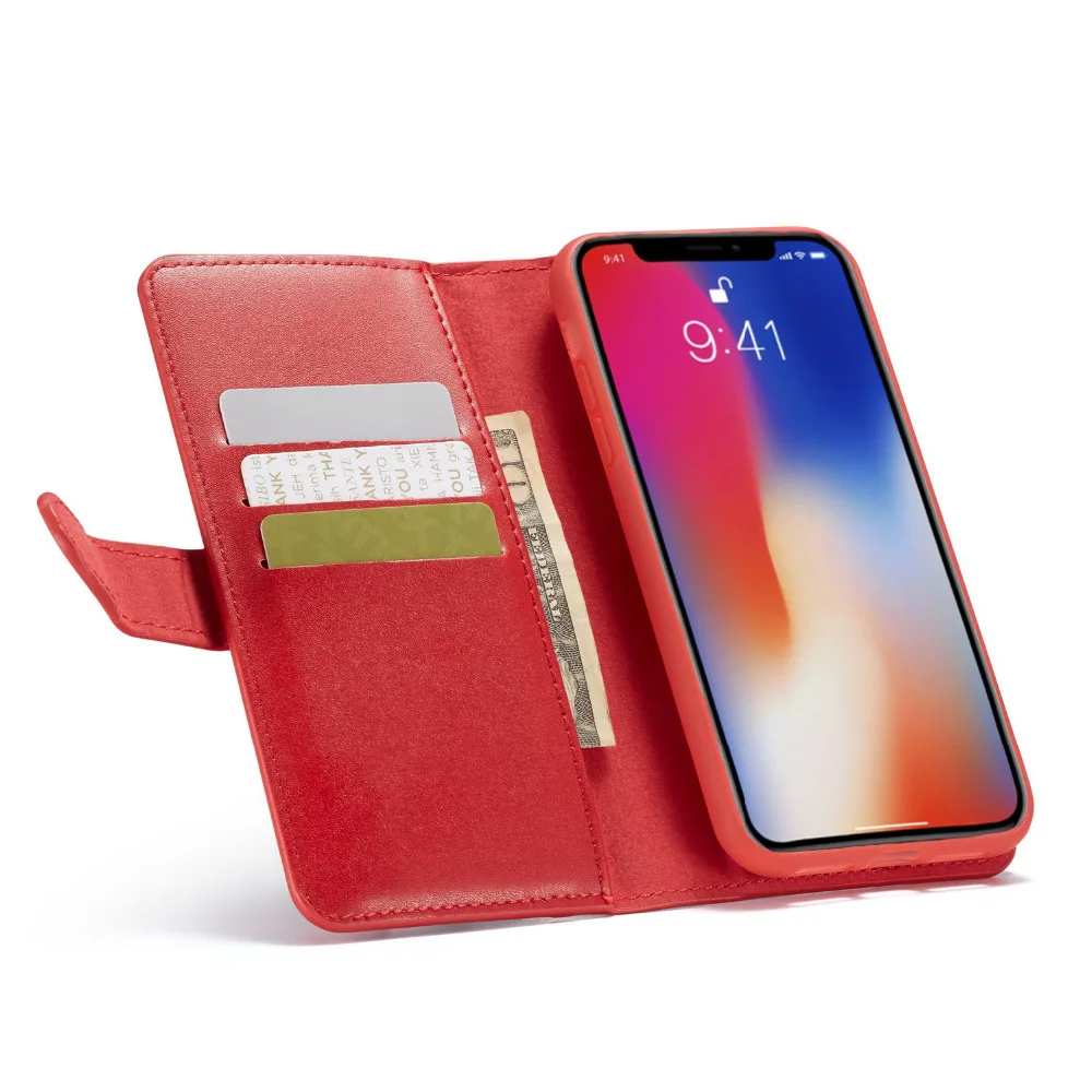 Чехол для iphone 6 6S plus чехол телефона кошелек с отделениями карт apple 7 8 X XR XS max